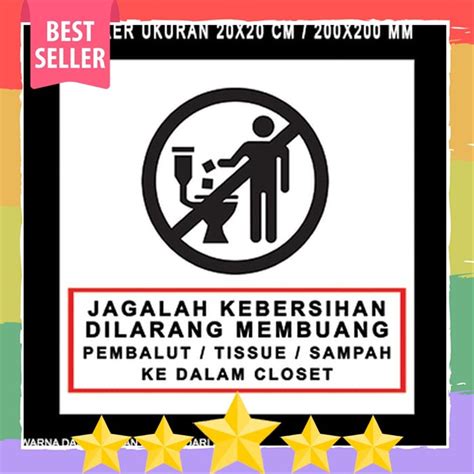 Poster Jagalah Kebersihan Kamar Mandi – Gambaran