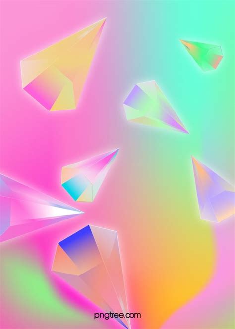 Creative Rainbow Prism Background Wallpaper Image For Free Download - Pngtree | Gemstone artwork ...