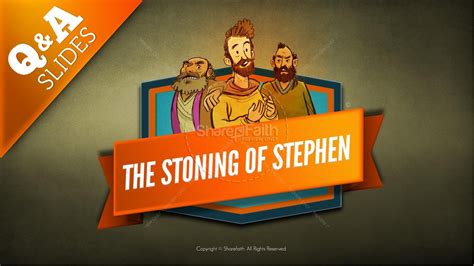 Acts 7 The Stoning of Stephen Kids Bible Story