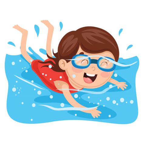 Top 60 Child Swimming Pool Swimming Cartoon Clip Art, Vector Graphics ...