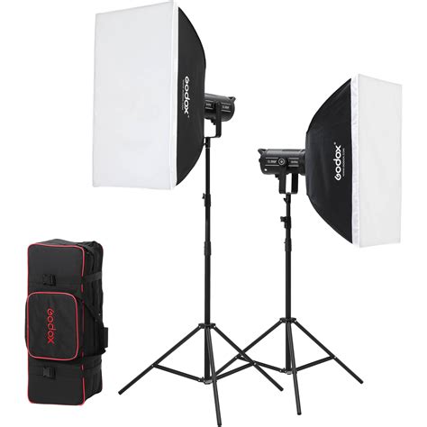 Godox LED SL150II Daylight 2-Light Kit with Stands SL150II KIT