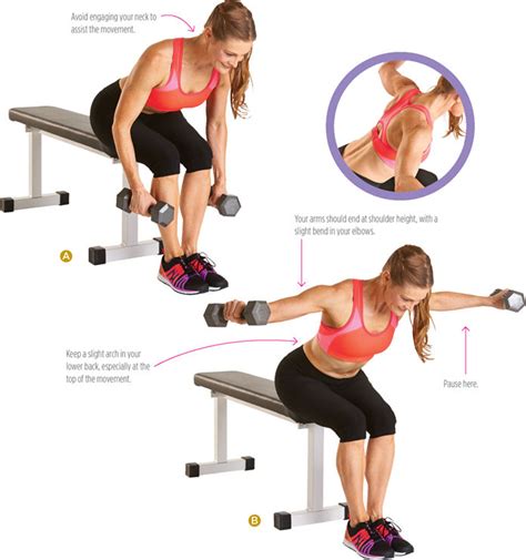 women's health - REVERSE DUMBBELL FLY