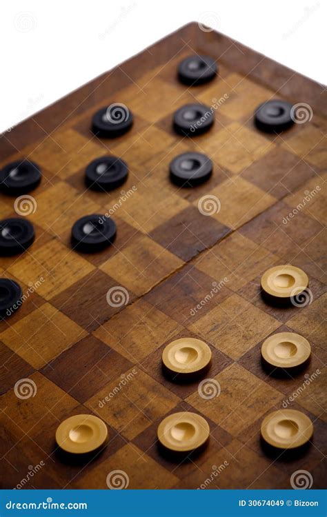 Checkers game stock image. Image of chequered, competition - 30674049