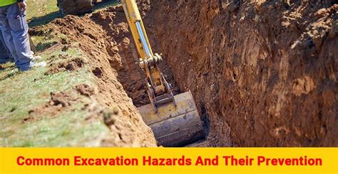 Common Excavation Hazards And Their Prevention