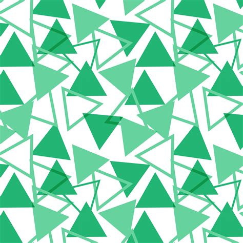 Pattern with green triangles vector. 20271417 Vector Art at Vecteezy