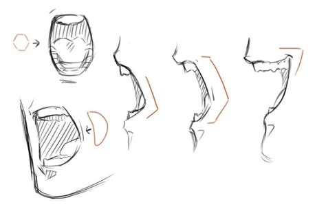 Hasha | Art reference, Mouth drawing, Drawing expressions