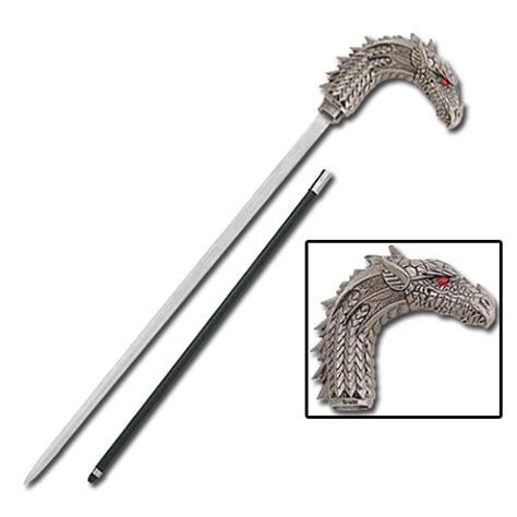 Dragon Ninja Cane Sword - Self Defense Staffs - Self Defense Cane