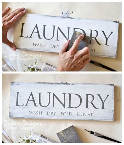 20 DIY Laundry Room Signs for Wall Decor - The Crafty Blog Stalker