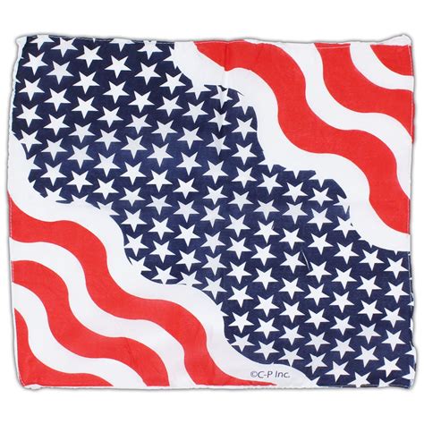 American Flag Bandanas - 18 Inch - Patriotic Party - Holidays & Events