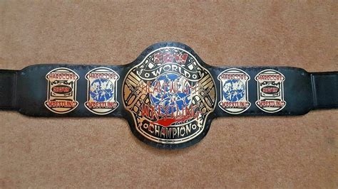 ECW World Hardcore Heavyweight Championship Title Belt Gold Plated Adult Size - Wrestling