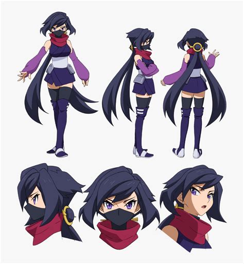 Cute Ninja Anime Girl, HD Png Download - kindpng