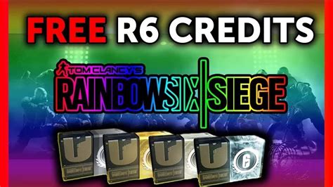 FREE RAINBOW SIX SIEGE R6 CODES!!! - YouTube