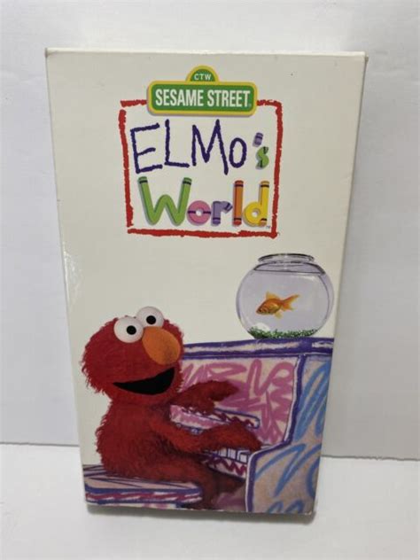 123 Sesame Street Elmo's World 2000 Dorothy Mr Noodle OOP VHS Tape RARE ...