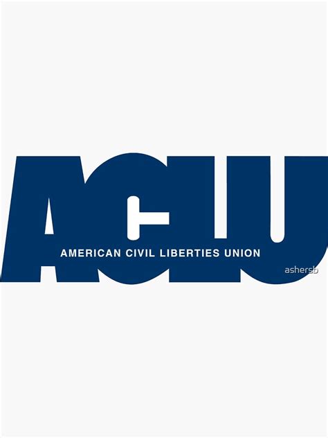 "Vintage ACLU Logo" Sticker for Sale by ashersb | Redbubble