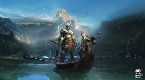 1366x768px | free download | HD wallpaper: God of War, God of War (2018 ...