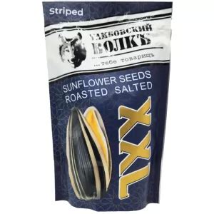 Striped Sunflower Seeds Roasted with Salt, Tambov Wolf, 300g/ 10.58oz for Sale | $7.89 - Buy ...