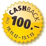 CHF 100.– Cashback, wenn Sie eine Nikon D3200 oder eine Nikon 1 J1/J2 ...