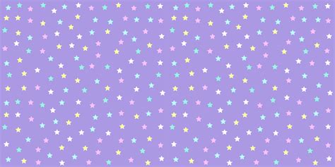 Pastel unicorn pattern seamless. Star background in purple tone for baby fabric print, wrapping ...