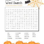 Free Printable Halloween Word Search for 2nd, 3rd & 4th Graders | Room ...