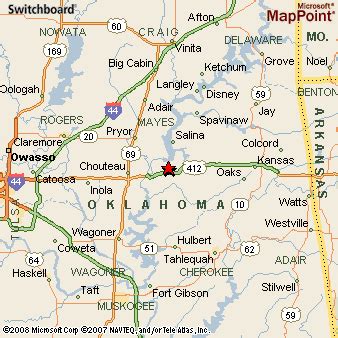 Where is Locust Grove, Oklahoma? see area map & more