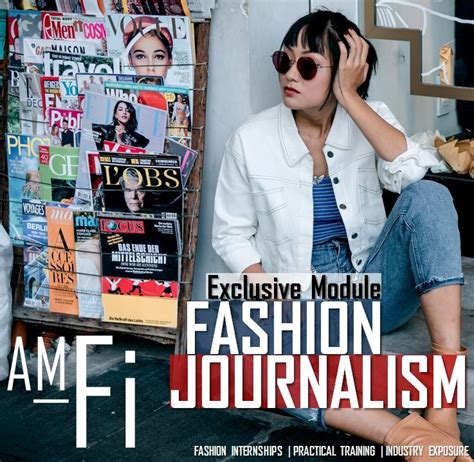 Exclusive module on FASHION JOURNALISM