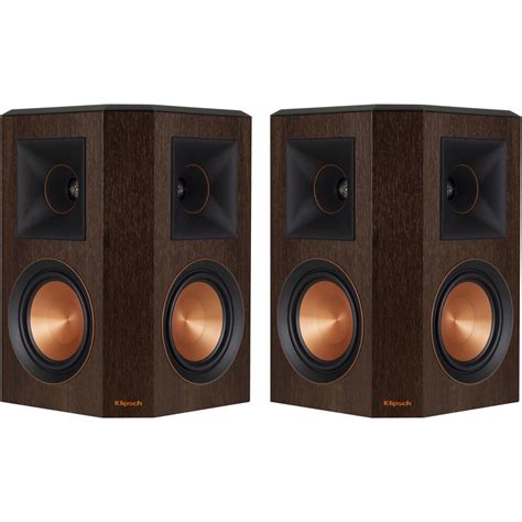 Klipsch RP-502S II Reference Premiere Surround Speakers, Pair in Walnut ...