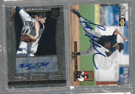 Free: LOT #2] 2 AUTOGRAPH BASEBALL CARDS - Sports Trading Cards ...