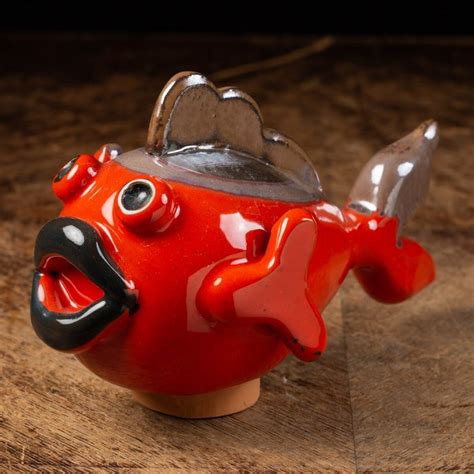 Vietrese ceramic sculpture red fish - Catawiki