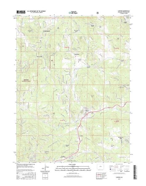 MyTopo Conifer, Colorado USGS Quad Topo Map