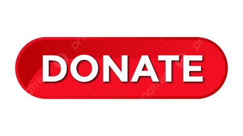 Donate Button Clipart Vector, Red Donate Button Png, Donate, Button ...