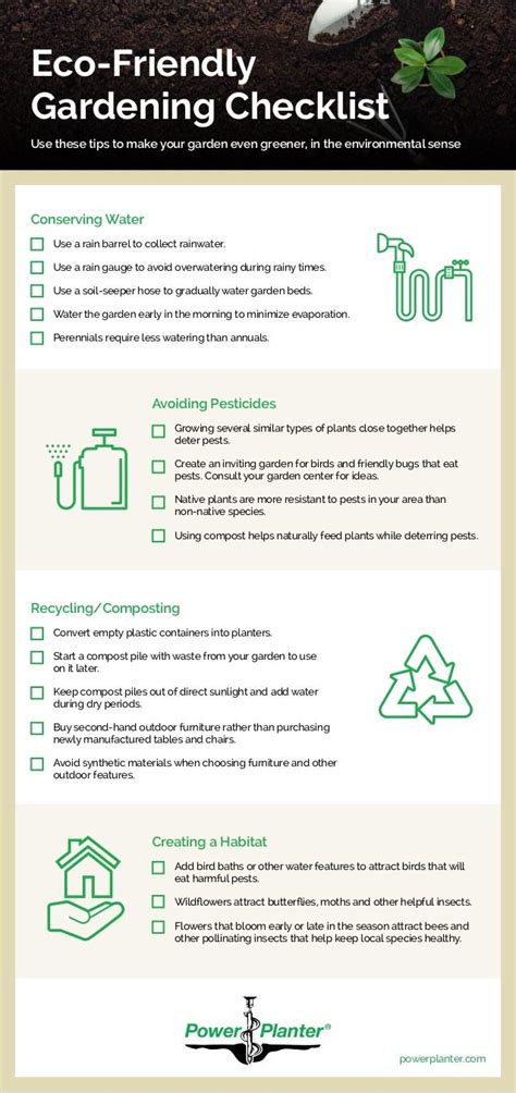 Eco Friendly Gardening Checklist