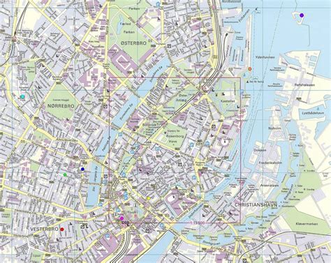 Printable Street Map Of Copenhagen - Printable Word Searches