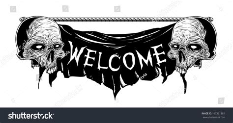 Horror Banner Stock Vector 167391881 : Shutterstock