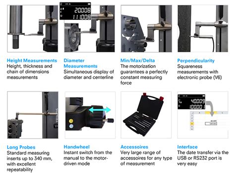 Trimos height gauge V6 - HES1 - non-destructive testing, production metrology, meters and ...