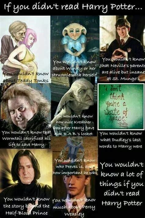 If you didn't read Harry Potter ... | Harry potter funny, Harry potter jokes, Harry potter facts