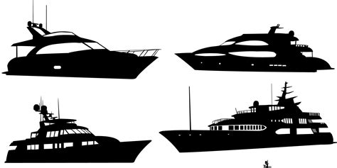 Boat Silhouette Vector at Vectorified.com | Collection of Boat ...