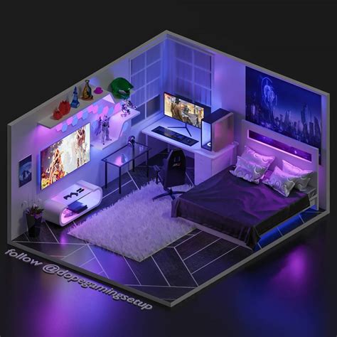 Modern Bedroom Design | Video game room design, Modern bedroom design ...