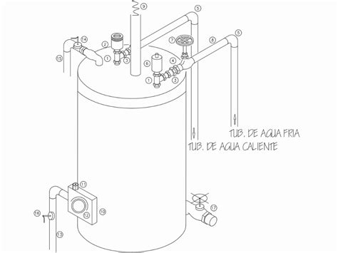 Gas boiler in AutoCAD | CAD download (76.93 KB) | Bibliocad