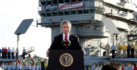 George W. Bush’s “Mission Accomplished” – Learn Something Interesting