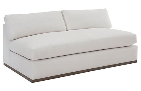 Armless Sleeper Sofa Queen | Baci Living Room