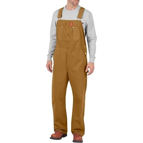 Dickies Men's Brown Duck and Denim Bib Overalls by Dickies at Fleet Farm