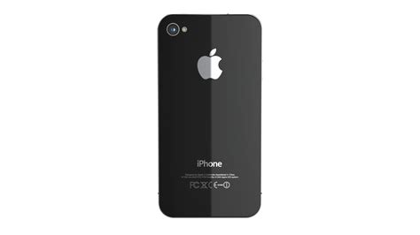 Apple iPhone 4 Black 3D model | CGTrader