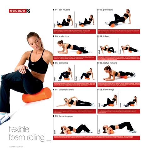 6 Best Images of Printable Foam Roller Exercises - Foam Roller ...