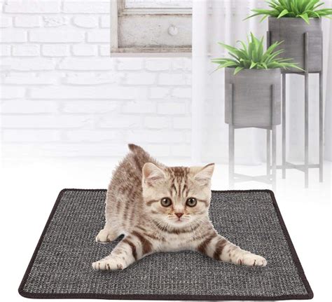 Cat Scratcher, Cat Scratching Pad, Sisal Mat Pad Non-Slip Cat Toy ...