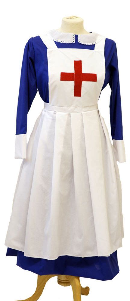 VICTORIAN/HISTORICAL/1940'S/WARTIME Blue Matron/Nurse Uniform sizes 10 ...