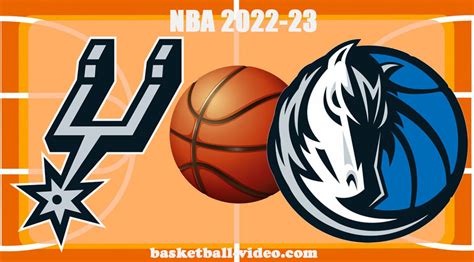 San Antonio Spurs vs Dallas Mavericks Feb 23, 2023 NBA Full Game Replay live free - NBA Games ...