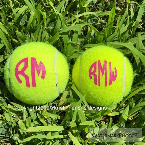 Monogram Personalized Custom Tennis Balls Set of 3 6 9 12 - Etsy