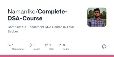 GitHub - Namanlko/Complete-DSA-Course: Complete C++ Placement DSA Course by Love Babber