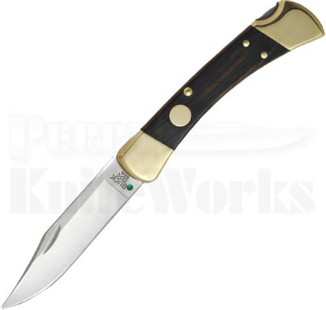 Buck 110 Single Action Automatic Knife Ebonywood @ Perry Knifeworks