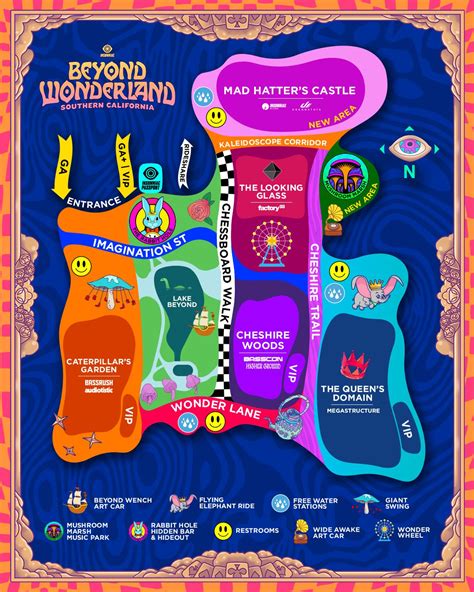 Insomniac Releases Beyond Wonderland SoCal 2020 Map Featuring New Areas | EDM Identity